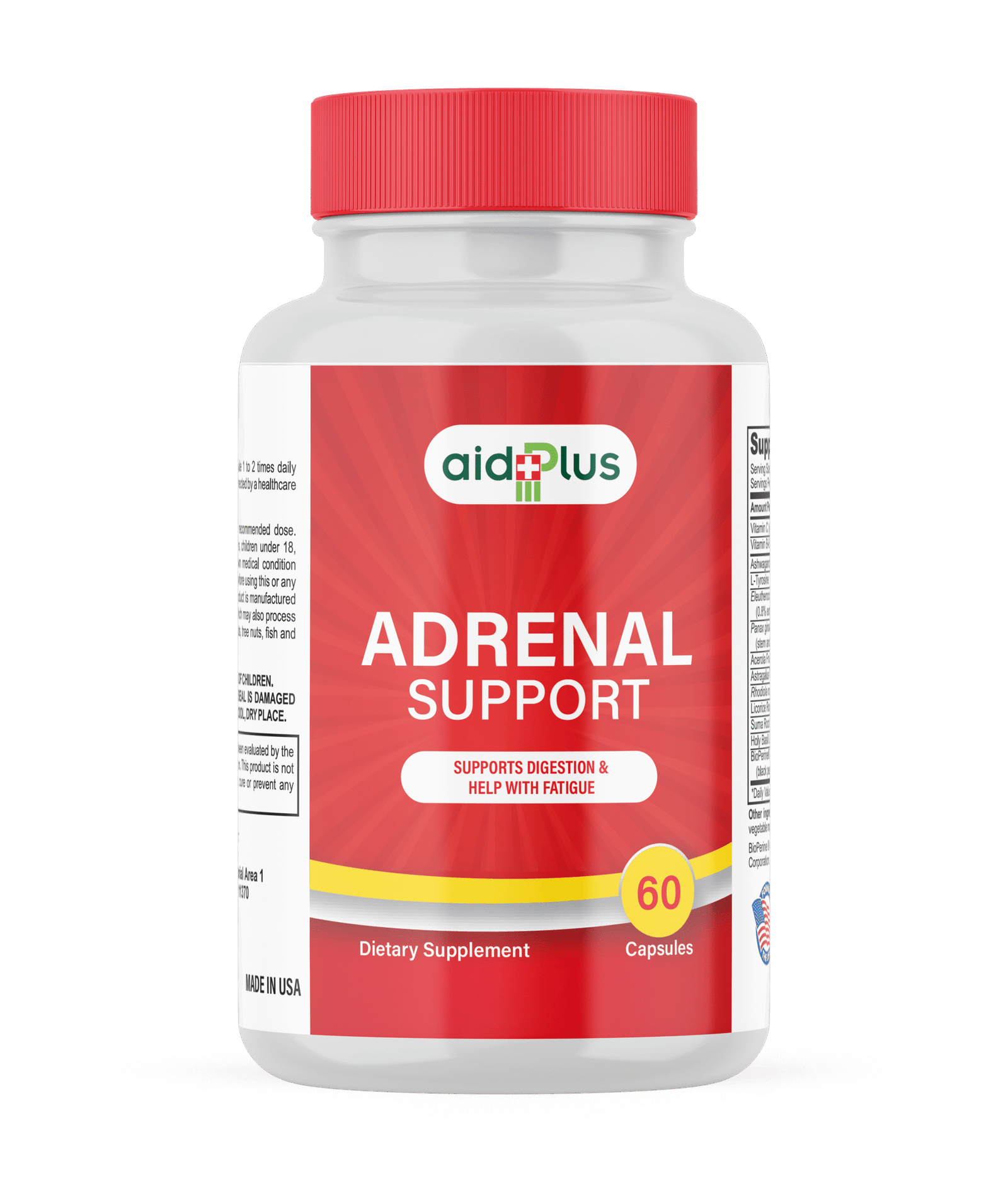 Aid Plus Adrenal Support 60'S